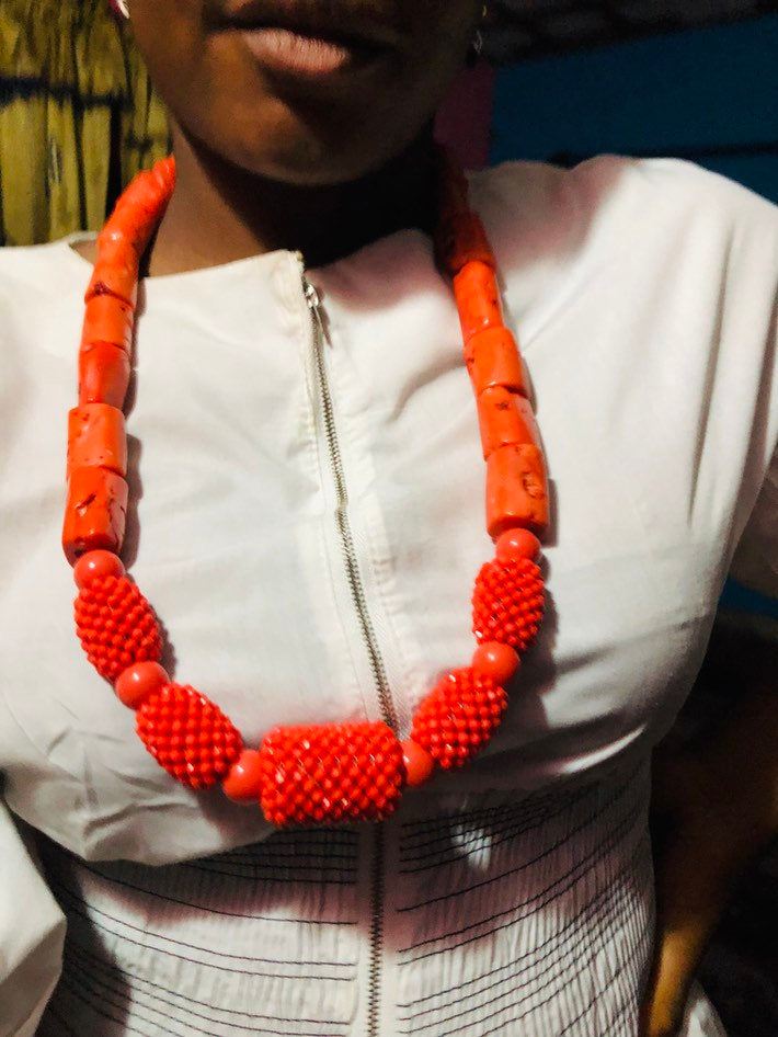 Antique Red precious gemstone jewelry set - Dimaz