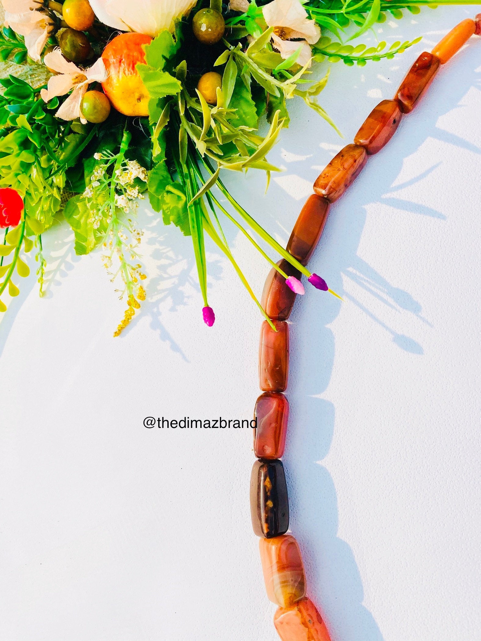 unisex african beads with bangle - Dimaz